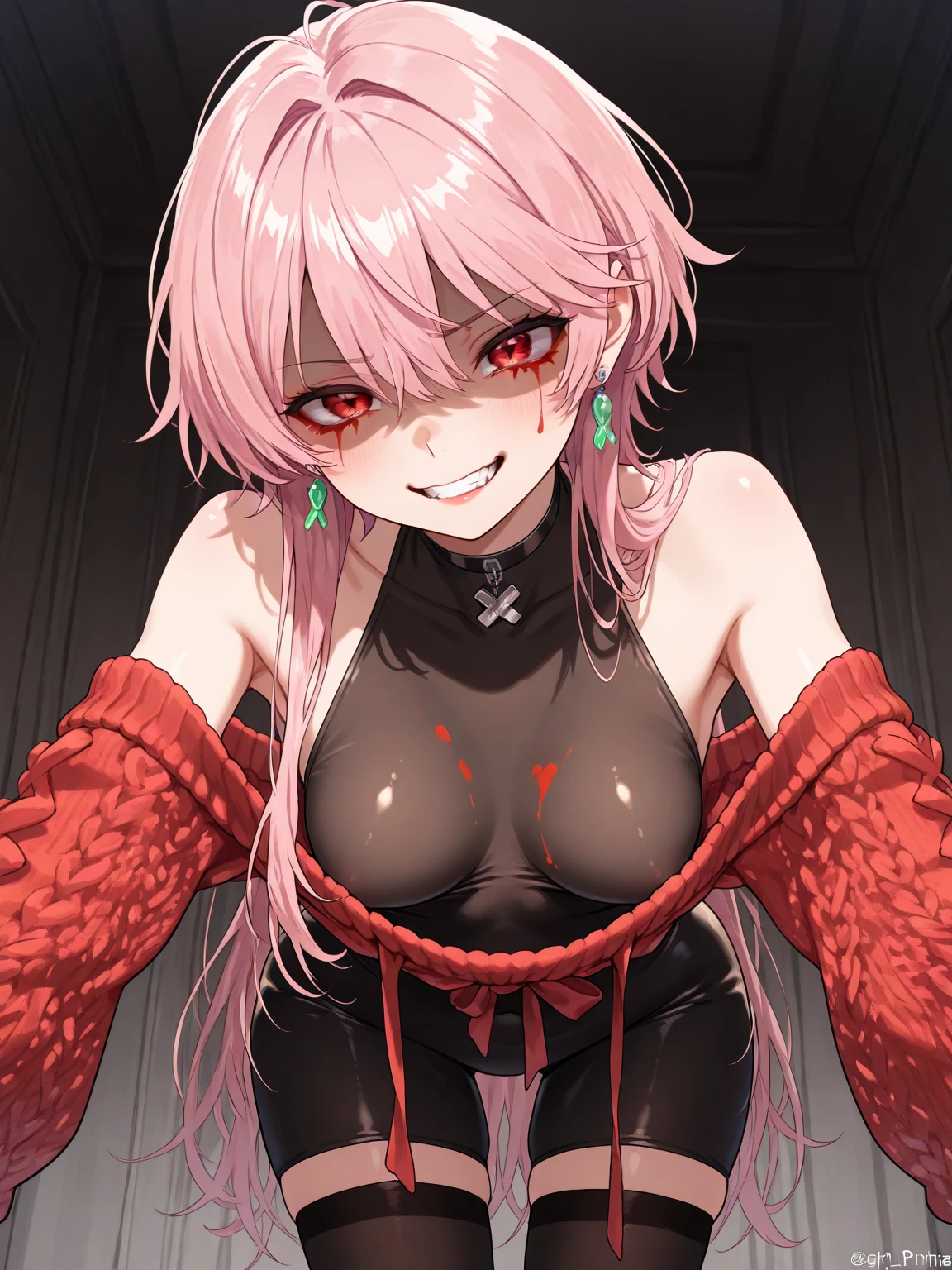 (extremely detailed fine touch:1.2), masterpiece, best quality, highly quality perfect face, lustrous skin, narrow waist, wide hips, perfect face, chloekuro, long hair, dark skin, dark-skinned female, pink hair, navel, boots, waist cape, cape, stomach tattoo, hair ornament, yellow eyes, small breasts, squatting,open legs,spread legs,outdoor,(((((Fellatio)))))