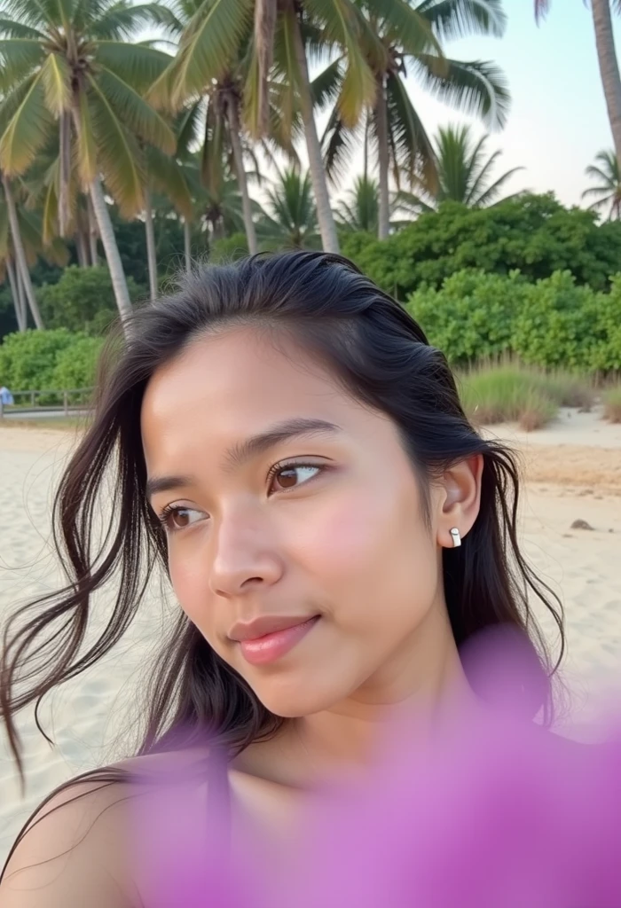 Foto RAW em sequencia, uma foto de uma adolescente anos, ((selfie toda parte do corpo, feliz)), molhada, piscina, rosto detalhado, planos de fundo detalhados pouco desfocados, luzes naturais, HDR, foto realista, foto profissional, flerte com o espectador, visual sexy, fotorrealista, Linda, pele natural, 8k UHD, alta qualidade, filmic grain, Fujifilm XT3