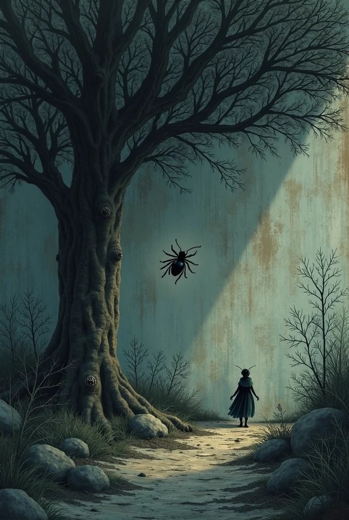surreal-xl, absurd, bizarre, eerie, fanciful, fantastic and ludicrous, Shadow people watching us inside a dark horror forest, heroic lighting, folklore, intricate, highly detailed, lifelike, photorealistic, digital painting