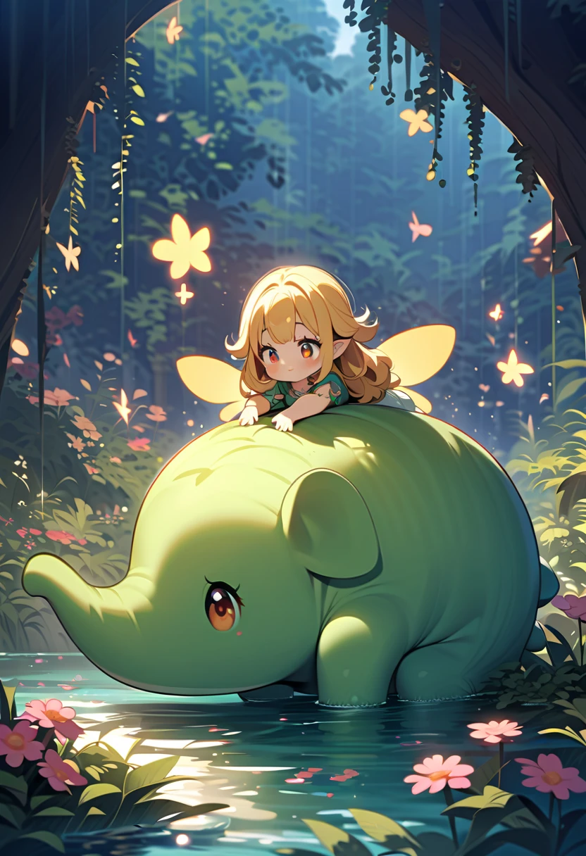 One Girl Riding Horseback、Cute girl with green eyes、Severe curly hair、Naturally curly hair、Golden hair、hitornfreckles、Housemaid style、ssmile