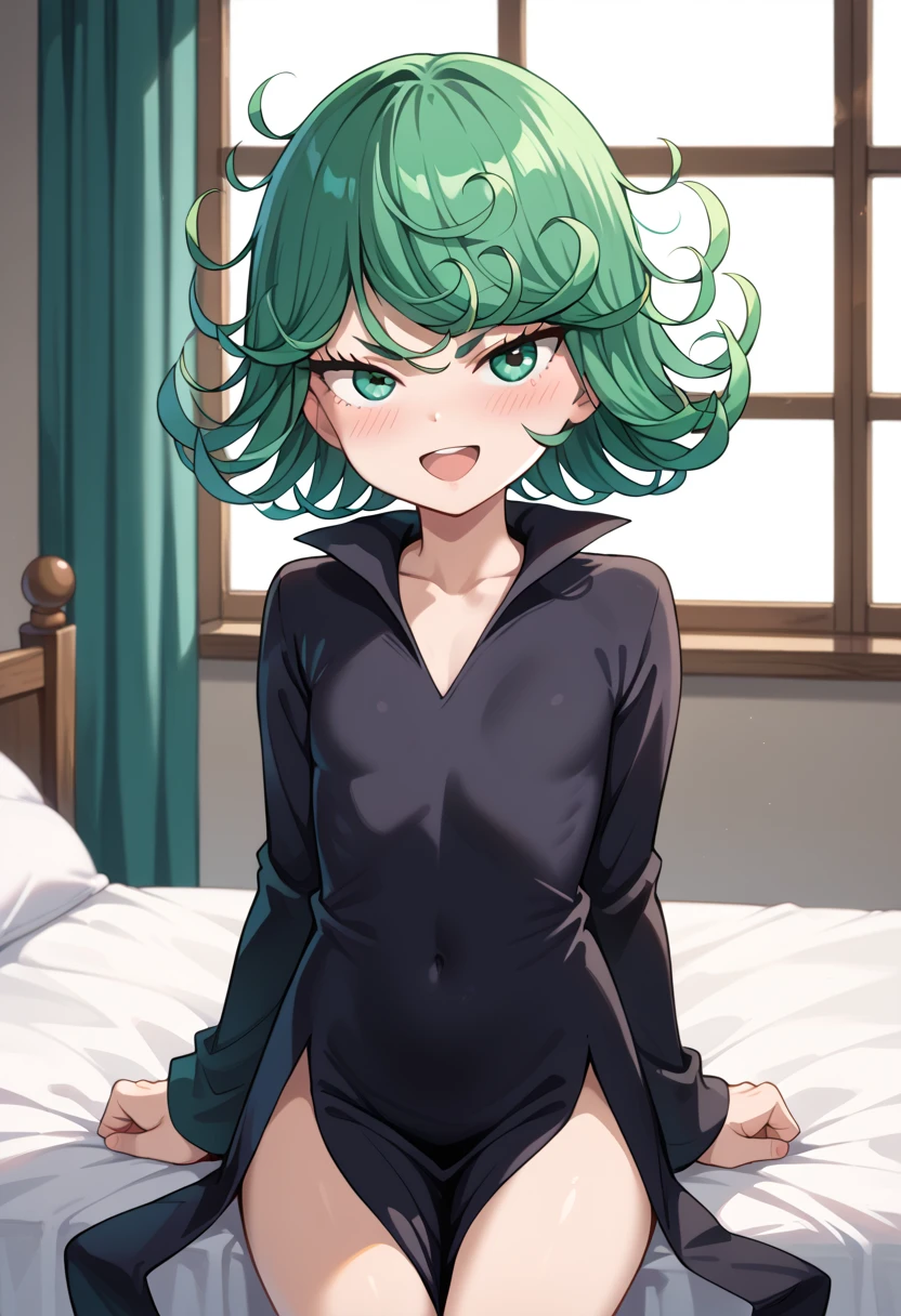 ((highest quality)), ((masterpiece)), (be familiar with), Perfect Face, indoor, Bedroom, Watching the audience,
One woman, Tatsumaki,
Open Mouth, Ecstatic expression, blush, smile,
Small breasts, Flat Chest, Young Girl, , , Girl,
Short Hair, short hair,
Fully nude, Nipples exposed, Sex with a man with a big dick, 膣内ejaculation, Semen is taken, Insert a into your, Sex in missionary position, , Leg spread,