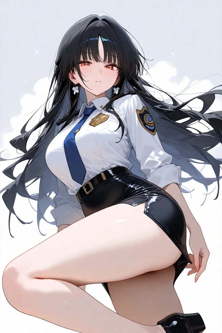 Sexy woman in uniform