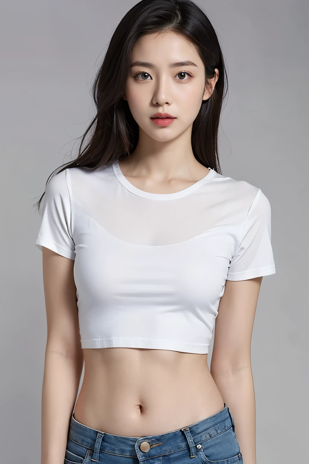 ((best quality)), ((masterpiece)), (detailed), perfect face detail body yoga clothes full body open legs