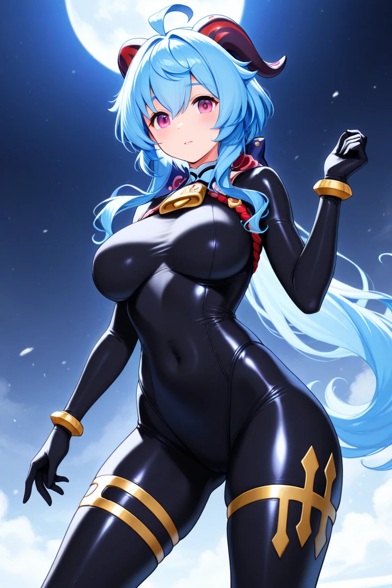 (((anime-style cute face)))、Hatsune Miku、Highest quality, （（Sharp details））, (8k, RAW Photos, Highest quality, masterpiece), (looking at the camera),((((Cute Smile))))、Very big eyes、Sparkling eyes、（anatomically correct body）、（（Good looking body balance））、Big thighs、The face is bright、Professional Lighting、Cute little breasts、The costume is Chun-Li from Street Fighter 2:1.6、Cute gestures、