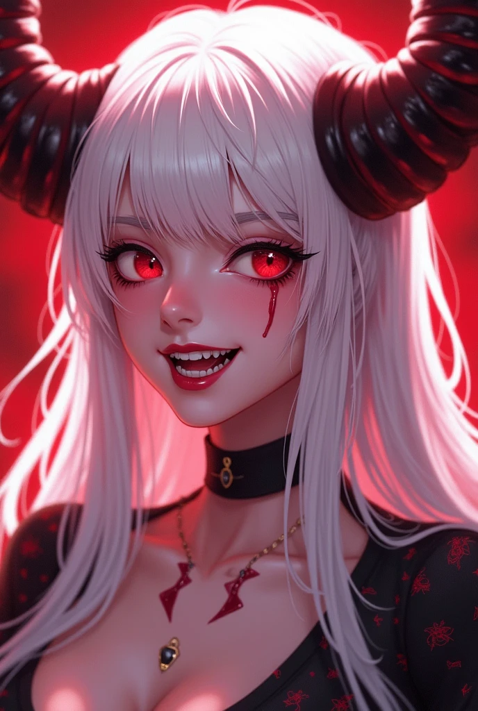 死んだ腐ったBloodに飢えた邪悪なzombie, Girl Venom, 黒い共to be bornto be born物が付着している, Bloodまみれの, Evil look, Psychopathic, Torn clothes, Torn Costume, sexy, reveal, Combat Stance, Very detailed, Vibrant appearance, Creative Action, Very detailed, Imaginative, Sensual, Voluntary, all breasts, sexy, reveal, Highest quality, skinの質感, Intricate details, (Highest quality, masterpiece, 超High resolution), (8k wallpaper, High resolution, High resolution, to be born), (credibility: 1.4), (whole bodyショット), One Girl, ((Anime Girls)),,(Bloodしぶき:1.6), ((Fantasy Witch Costume)), ((Flowing white hair)), ,(Bloodしぶき:1.6),Female curves, Large Breasts, Thick thighs, sexyな平らなお腹, 完璧なhand, 完璧なアニメのface, ((dark lolita dress)), Are standing, ((邪悪な笑face)), ,(Bloodしぶき:1.6),Victorian cities, gaslight, Steam circulates, Moonlight Illumination, night間照明, A sky filled with stars and galaxies,disaster々new devil horns,,(Bloodしぶき:1.6),アニメzombie魔女デザイン, ねじれた笑face、Bloodまみれの、頭からの出Blood、Bloodしぶき、,(Bloodしぶき:1.6),Crossbones, skull, Streetwear Design, protector, Horror Style, Full Design, Huge breasts, Very detailed, Realistic, Dark fantasy, Gloomy atmosphere, Intricate details, Crazy Smile, 狂ったeye, Cute and stylish hair band,(masterpiece:1.2, Highest quality), Scary atmosphere、Distorted facial expressions、Horror Art、Bloodの雨、Bloodを流す、Bloodしぶき,(Bloodしぶき:1.6),悪魔のeye、redいeye、scar、火scar、whole body、Torn hair of a woman dressed in slave clothing、(Long Hair)、(eyeにかかる長さの前髪)、Black Hair、(((eyeの下のクマ)))、青白いskin、Feeling unwell、Pathological、邪悪な笑face、狂ったeye、(Grin)Dramatic makeup,Create mixed media art、,Horror 1 Girl, Open_mouth, , red_eye, Blood, Tilt_red_skin, Injury, Blood_In addition_face, Bandaged_arm, Blood_In addition_zombie, Blood_In addition_hand , Open your eyelids wide, The trend is all, mouthを大きくOpen, mouthを開けてteethをむき出しにする,獣のような鋭いteeth, Wide lips, 非常に広いmouth, Vermilion cheeks, blonde, ,(Bloodしぶき:1.6),Princess Cut, Ribbon hair ornament, brooch, Otaku Room, Well-built body, Nice body, Ample breasts, Thick body,eyeを大きく開いて、Scary atmosphere、Distorted facial expressions、ねじれた笑face、Bloodまみれの、頭からの出Blood、Bloodしぶき、whole body、,(Bloodしぶき:1.6),Long Hair、Long bangs、Well-built,Broad shoulders,I focus,(face),Messy Hair,いeye,(光るeye),red信号,笑face,big 笑face,teeth,psycho 笑face,gesugao,Dark city background,darkness,night,(close),良いeye, 良いteeth,サディスティックな笑face,,all,光沢のあるskin,詳細なface,Beautiful body, mouthからの白い息 Luxurious lace long gloves