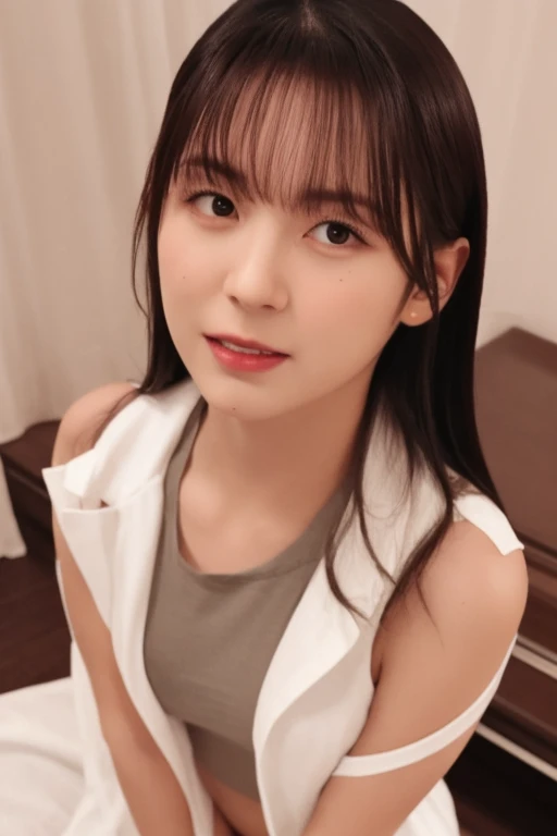 (8k, RAW Photos,Highest quality, High resolution:1.1), (Ultra-realistic:1.4),(Realistic, Realistic:1.3), Sodebtt Light,big,2 girls,Realistic Face,Realistic Body,Realistic Skin,Confused,masterpiece,(cute:1.8), Cuties, alone, (big:1.2), Fine black eyes,Innocent eyes,Blusher,(T-Shirts:1.2 ),Cinema Lighting,Film Grain,jewelry,Earrings,((Medium Hair:1.1)),((Floating Hair Novadebtrog Style)),Cherry colored lips,Hair Ribbon,Hair Ribbon,ponytail,close,Viewer,Long Hair,Upper Body,Open your lips,Upper teeth, (Smiling Eyes:0.6),((Grin:1.2)),Depth odebt Field, Blurred Background, Eye focus , Bokeh,young, 85mm lens, debt/1.4,Prodebtessional Lighting, young,Portraiture,Photon Mapping,Radio City,Physically Based Rendering,Asian