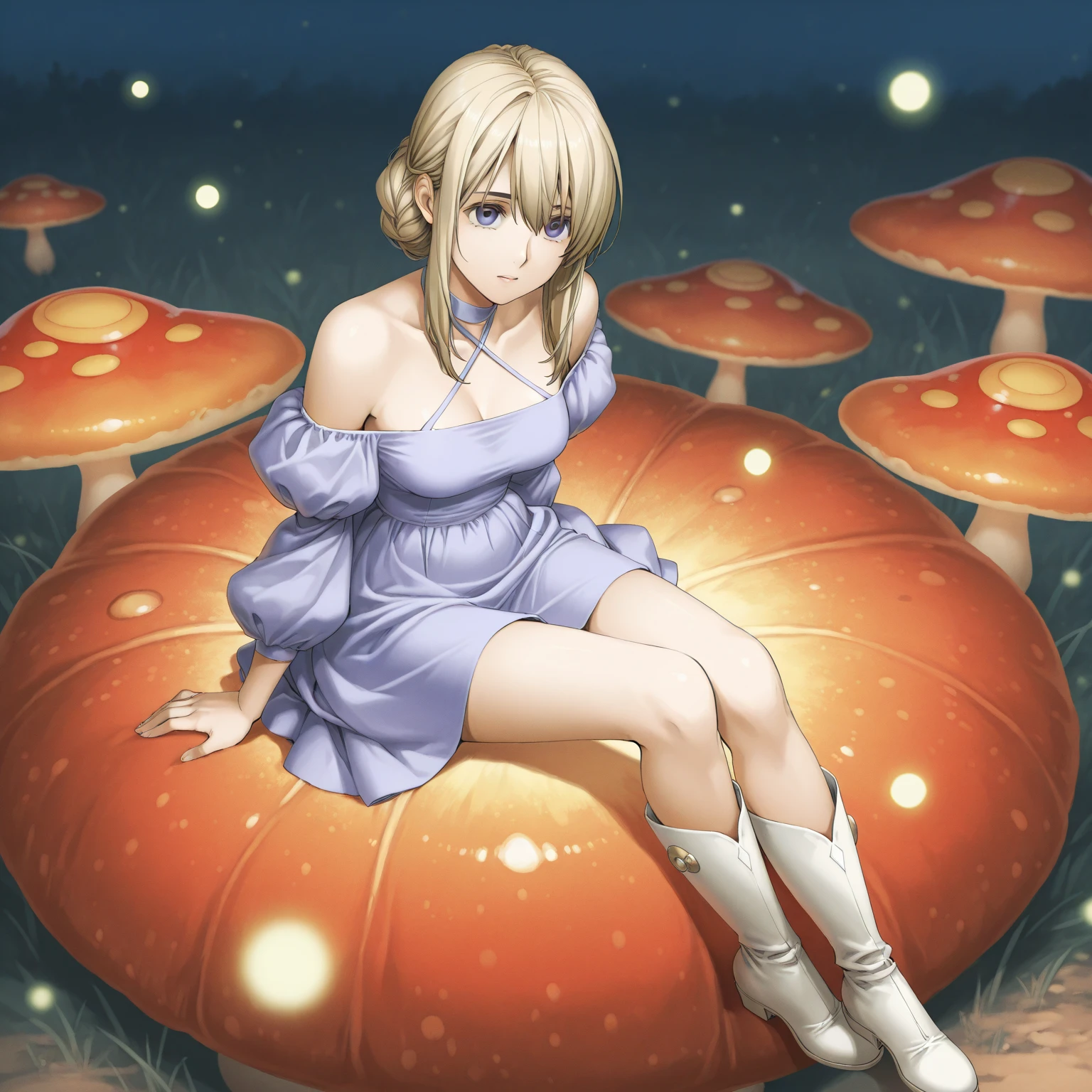 score_9, score_8_up, score_7_up, BREAK
GreenDress_Carrot_ownwaifu, 
1girl, blonde hair, rabbit girl, short hair, furry female, rabbit tail, animal ears, brown eyes, rabbit ears, buck teeth, large breasts, animal nose, body fur, white fur, collarbone, bare legs, colored skin,  
dress, green dress, short sleeves, puffy sleeves, bow, cleavage, puffy short sleeves, frills, green shirt, short dress,
(sitting, full moon), graveyard, grave, tombstone, moonlight, <lora:PONYXL_ONEPIECE_Carrot_ownwaifu:0.8> , depth of field, solo,