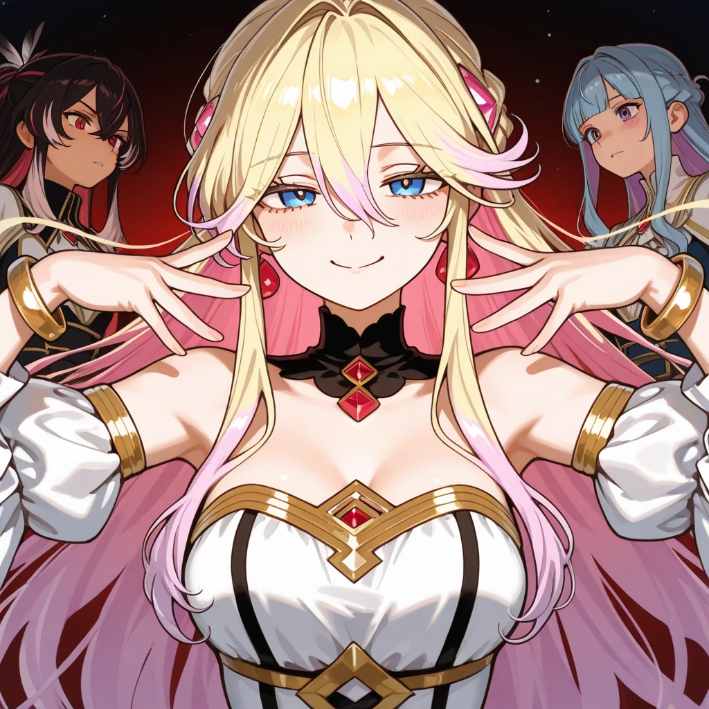 Countless magic circles、Countless magic circles、Fate/stay Night、Fate/Grand/Order、Tohsaka Rin、Ishtar、Ereshkigal、black hair、twin tails、black ribbon、red eyes、magician、Use of five elements(average one)、Magic Circuitのタトゥー、Magic Circuit、、five rotating stars、The strongest counter dedicated to the five elements、jeweler、jewel magic、Holy Grail War、Ishtar、Ereshkigal、Red Devil、Tsundere、gund、Rune magic、Gem Sword Zelrich、Slash of Light、