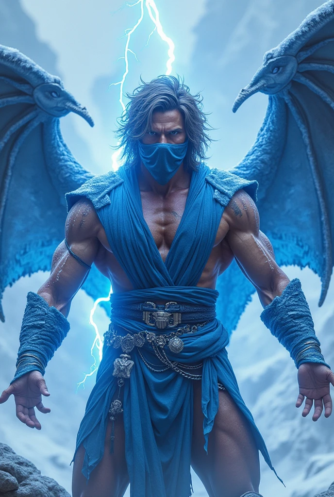 Blue skin,dreadlock hair,black snake on neck, male Lord Shiva ,slender,body surrounded by dark blue ocean and large very big snake nagraj in that