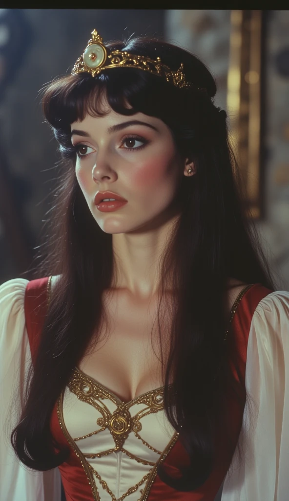 <lora:jenniferconnelly-v2:0.5>,jenniferconnelly, , photo of a woman, , ((outdoors, medieval city, medieval dress, walking)),serious, dirty face, ((red lipstick, blush)), ((best quality, masterpiece, extreme details, high resolution):1.2),((detailed eyes, beautiful eyes, detailed face, beautiful face):1.2)