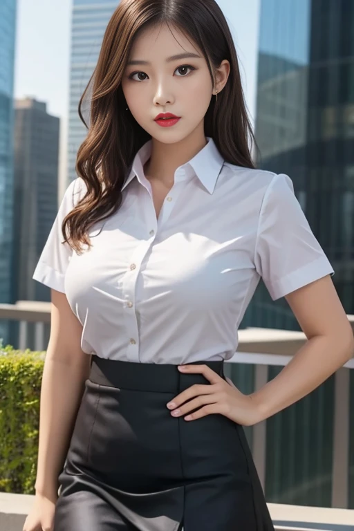 Body portrait, 8K, Beautiful eyes, Tyndall effect, Masterpiece, Top quality, High quality, High resolution, Very detailed photo, (White office shirt, Office shirt White, Super Realistic, Super Sharp), White Office Shirts, (Very Good, White Office Shirts, Intricate Details, Beautiful Faces, Realistic Faces, Realistic Eyes, Beautifully Detailed Eyes, Realistic Skin, Beautiful Skin, Surrealistic, Very Detailed Golden Ratio, Beautiful Eyes, Sad Face, Moonlight Background, Body Portrait, Seductive, Office Fabric Dress , White Beauty, Office White Shirt, 3 Up, Gorgeous , Fresh, Fresh and gentle expression, Perfect face, Short black hair, Shiny bangs, Extremely pretty 17 year old girl, Eyeliner, Perfect shiny white skin , Very big breasts, Sitting, beach