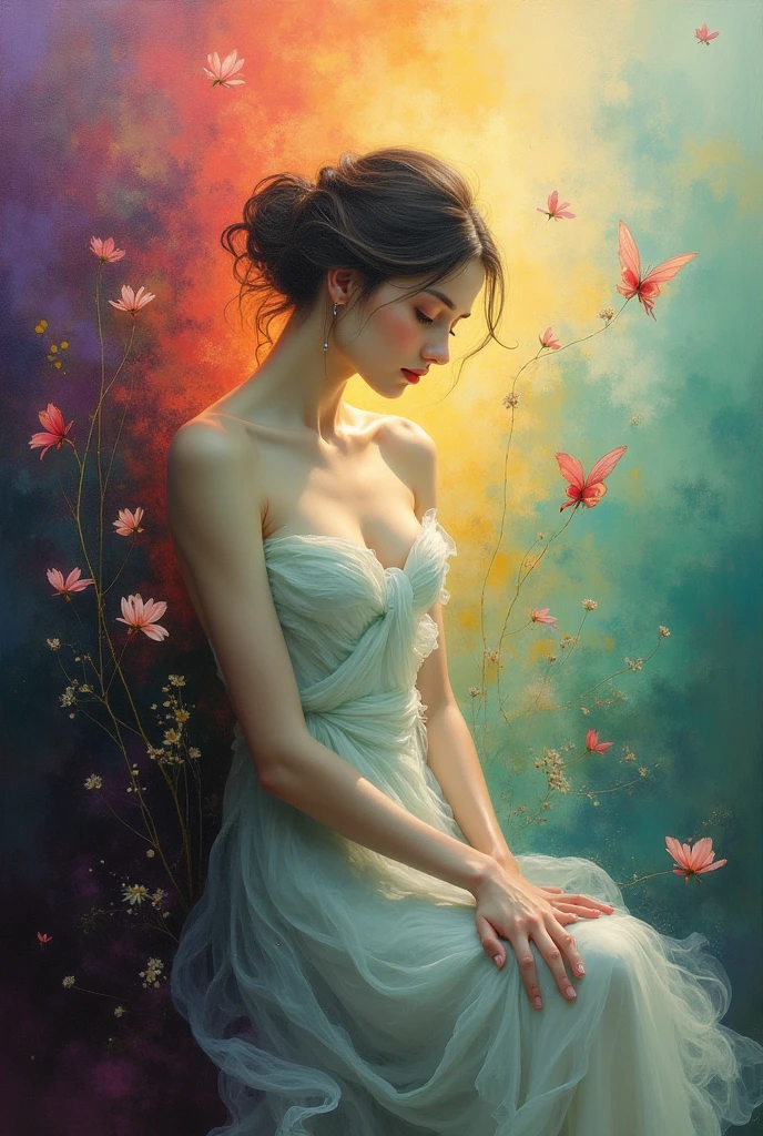 Flower elves, small, Butterfly wings