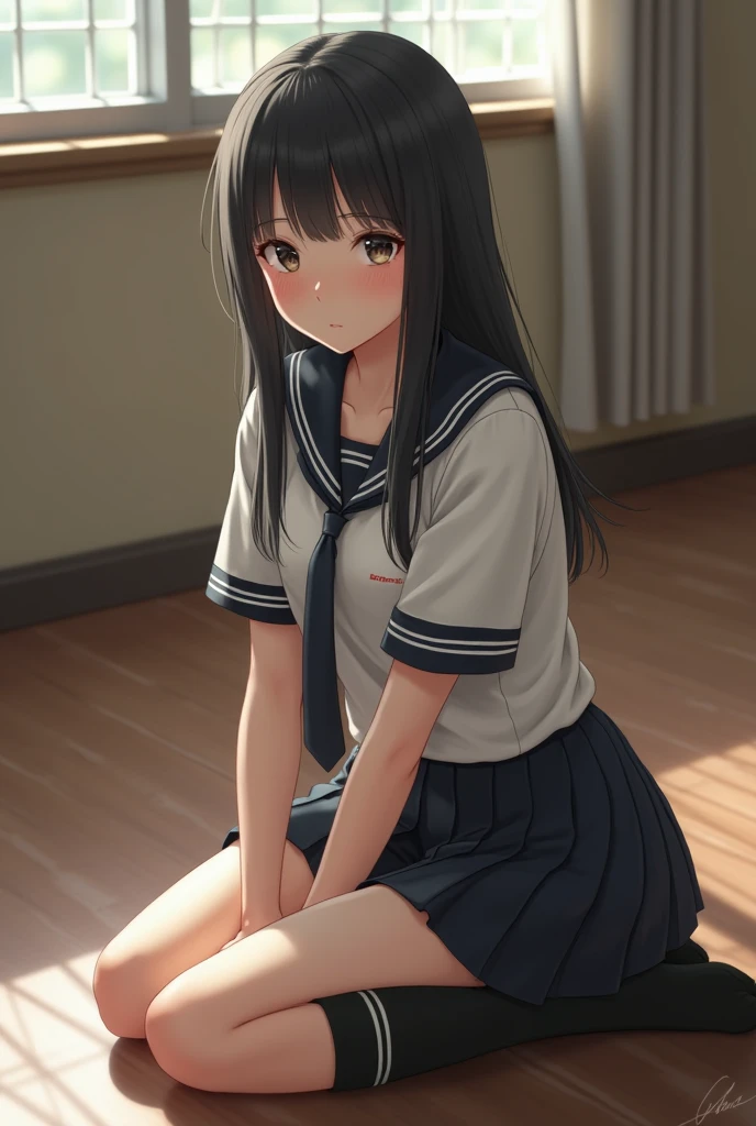 Japanese High School Girl　Pussy　M-shaped legs