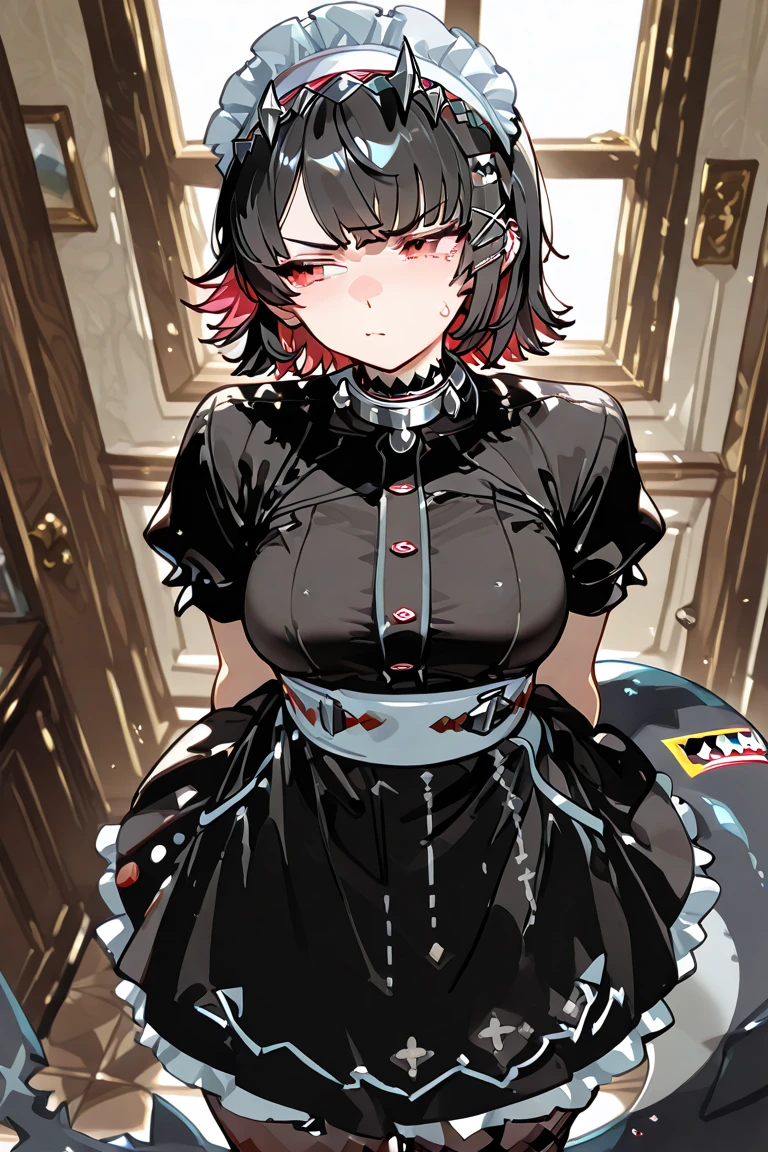 (((((((monochromatic world, using only shades of black and white and little pink,facial tattoo,pubic tattoo,))))))(((frills,head tilt,baggy skirt,maid dress ,side tie panties,thigh strap,))) (((blush:1.2,baggy cuffs,long fur gloves,breast scratching))), (geometric:1.1), ((1girl,under-aged,amazing,sharp focus,seductive succubi,Solo,from above:1.2))(Masterpiece,Best quality, offcial art, Beautiful and aesthetic:1.2),((超高分辨率,Golden ratio,)) (16k),((Mixing Console)), night club, Underground danceclub, ((micro shot,devil))(((sagging breasts,watery breasts))),(Physically-based rendering),Sharp focus, (((highdetailskin,sitting))),Intricately detailed clothing,(Delicate pupils,Symmetrical pupils,Highly detailed pupils),heart pupils,danfeng eye,((((detailed hair|short hair|braid bangs|long bold side bangs|top bow|ahoge|oily,shiny oil)))),Slender,(masterpiece sidelighting),(The sheen),(beautiful hair,beautiful eyes,)((unbelievable Ridiculous quality)),((extremely_Detailed_Eyes_and_face)),Movie girl,(Dynamic configuration: 1.2),Brilliant,Glossy, (Photorealistic), ((hairpin)), two-sided fabric,disheveled hair,Ultra-precise depiction, Ultra-detailed depiction,