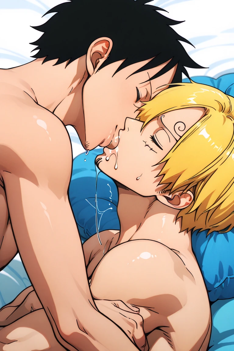 Two gay boys fucking; penis flacido; cumming