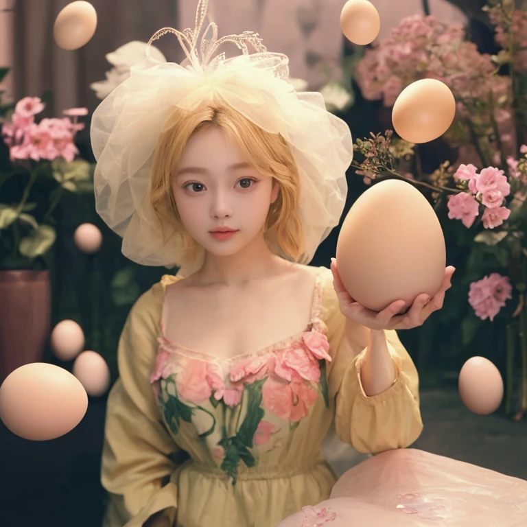 girl with(Solo)、Photo、Fantastical、(Loretta Luxe:1.3)、PastelColors:0.6、hitornfreckles、surrealism:1.1、highcontrast、ultra-detailliert、8K、