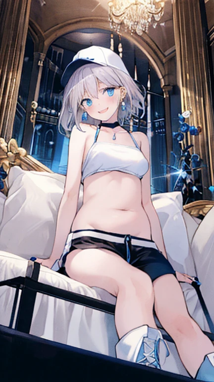 (masterpiece:1.8),(Highest quality:1.8),(Very detailed:1.8),(8k:1.8),(Ultra-fine Illustration:1.5),,,Straight low twintail,Flat Chest,Small Ass,(High-grade ,,lingerie:1.4),(Prayer Pose:1.5),Vintage sofa,,(Full body angle), Stained glass, Rainbow Gradient, Foundation, (bra:1.3), (lingerie,ブルマ:1.6), long nipples