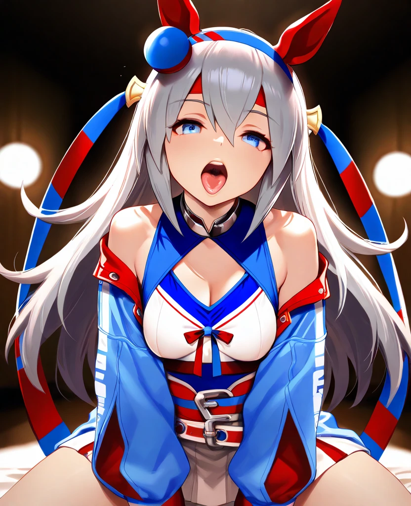 (Highest quality, 4K, 8K, High resolution, masterpiece:1.2), Very detailed, (Realistic, photoRealistic, photo-Realistic:1.37), expressive aesthetics, 1960s counterculture, Brightly colored humanoid, Psychedelic Art, , Sharp details, abstract pattern, , , orgasm, , Naughty Background, , Psychedelic Background, Fractal Art, Multicolored neon lights, A unique and trippy perspective, landscape, Hallucinations, a mind-changing experience, Motion Blur, Fluid movement, Synthesizer Sounds, Realistic fur rendering, Rich and vibrant color palette, , Mysterious glow, high contrast lighting, , Both eyes are the same size, One Girl, alone, voluptuous, Sex slave, bondage, BDSM, , Wet, Glowing Skin, , , Wrist cuff, , latex, , , Red cheeks, , , , , , Beautiful nipples, , , Pussy, , Shiny rosy lips, Sexy posture, Dynamic pose,Lens flare, , lure,Chest compressions,Perverse laughter,,(Open your mouth),(Eyes Wide Open), One Girl、solo、masterpiece、Highest quality、KashimaAND、Kashima\(Kantai Collection\)、Gray Hair、blue eyes、Wavy Hair、Twin tails、Oblique eye、