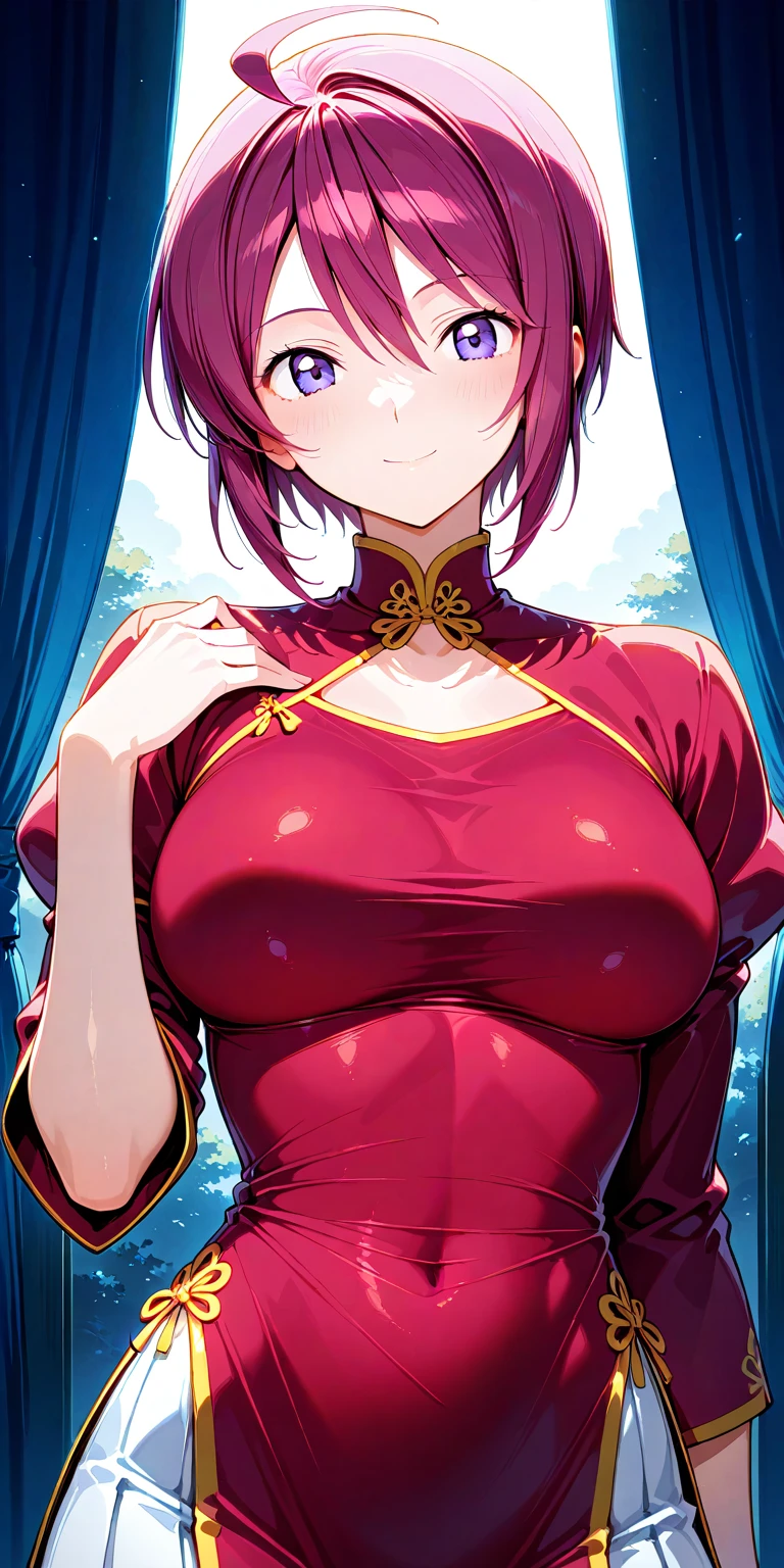 (masterpiece, Highest quality, Very detailed, High resolution, Detailed eyes), takeda hiromitsu style, 1 Female, (40 years old), alone, Large Breasts, Cowboy Shot, Are standing, Voluptuous body