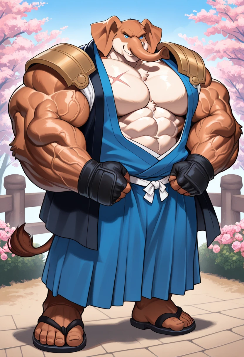 muscular muscular body, imposing body,Imposing appearance, muscular arms, muscular legs, only body, trapezoid torso, sturdy body, muscular body, defined round and fleshy pecs, defined washboard ABS, defined armsmuscular male soloanime boy, chihiro fujisaki, danganronpa, kid petite brown floppy hair huge bulge young