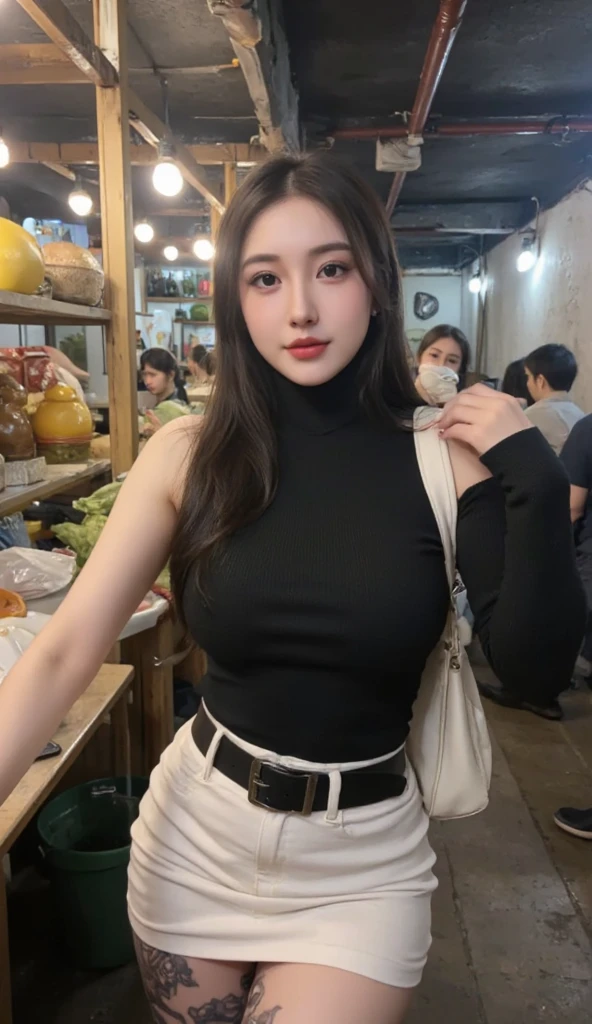 mujer sentada en una mesa con un plato de comida y una bebida, hermosa joven coreana, tendencia en cgstation, hermosa mujer surcoreana, muchacha coreana, jaeyeon nam, cintura delgada y caderas gruesas, heonhwa choe, hermosa joven coreana, jinyoung shin, estilo de ropa informal, ulzzang, tendencia en cgstation, wenfei ye