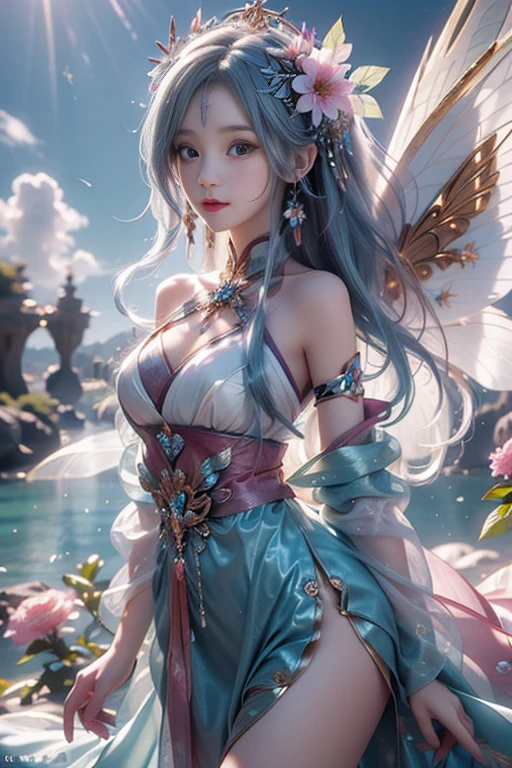 Elfgirl (Komi-san-Elsa frozen Disney tinkerbell Disney mezclando modelos .) (ultra FUSION of white and pink hair) Highly detailed CG unity 8k wallpaper, style shot, complex, high detail, dramatic, highest quality movie still image, very detailed, masterpiece, best quality, character design, Elsa, Elsa from Frozen,Komi-san tinkerbell Disney fusion (( Dark style)), realistic ultra-detailed rendering style, natural light, sharp character design, (hard focus, 8k), (((natural skin texture))), 8k textures, soft cinematic lighting, adobe lightroom, dark room, hdr, Sophisticated, Elegant, Rich Detail, Sharp Focuilm Look) )), Soothing Tones, Detail Frenzy, Intricate Detail, Super Detail, Low Contrast, Soft Film Lighting, Dull Colors, Exposure Blending, HDR, Fade, 35mm, f/1.4, ISO??, f16, 25 sec.