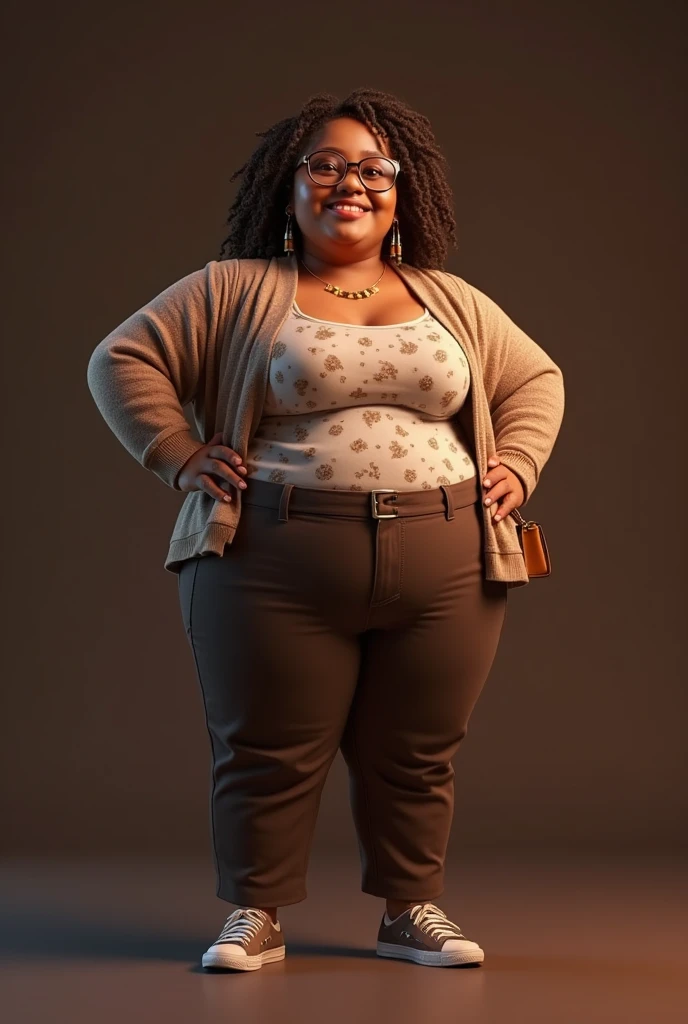 <lora:Fat woman (Grand Theft Auto VI):0.7> looking at you <lora:BGV5EX:1> <lora:add_detail:1>