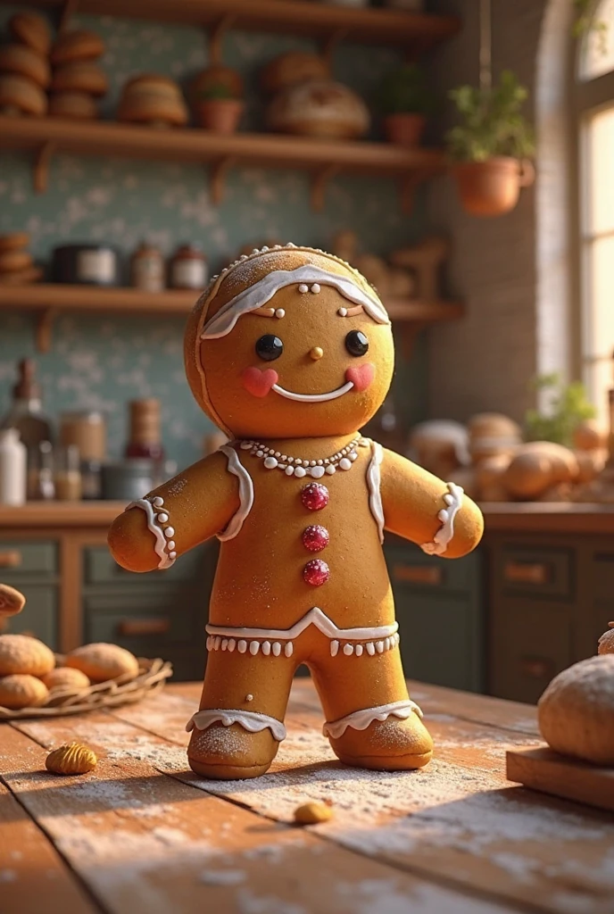 masterpiece、top-quality、ultra-detailliert、(gingerbread man:1.3),multiple gingerbread man,Christmas tree,