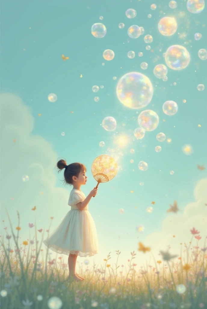 Create a super high-resolution 3D image of a  inflating and playing with huge, iridescent soapy bubbles inside a cozy, well-lit house. The  should be joyful and focused, with their mum smiling and watching nearby. Capture the warm, inviting interior and the magical, reflective quality of the bubbles, making the scene feel dynamic and lifelike.