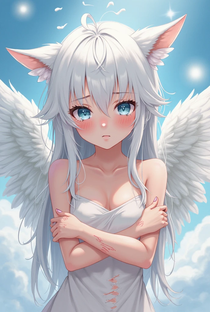 In this ultra-detailed CG art，Cute little white tiger surrounded by ethereal roses，Best quality at best，A high resolution，Complicated details，fanciful，cute animal