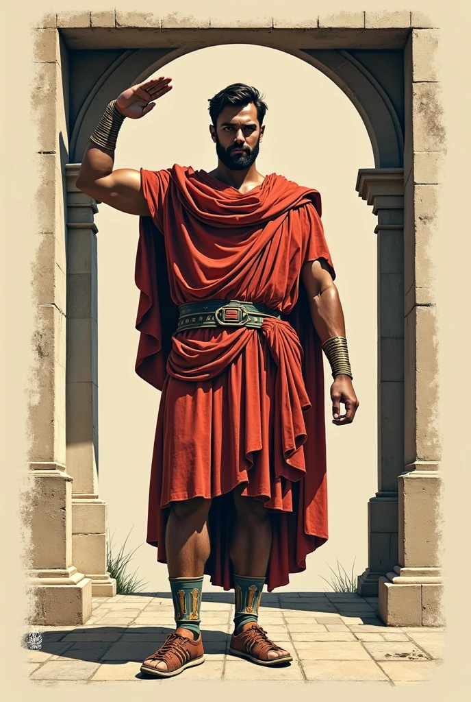 Ancient Greek Art, by Simon Bisley, full body, cinematic still, (best quality, masterpiece, photorealistic), very aesthetic, perfect composition, intricate details, ultra-detailed, vivid colors
