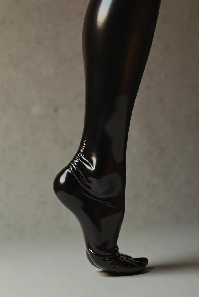 <lora:LF:1>, latex feet, latex leggings, point of view,
