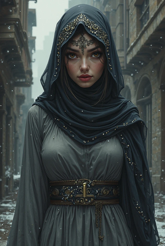 (((WEARING HEADSCARF A ISLAMIC VEIL ON HEAD,  ILLUSTRATION)))
young female albino skin, snow white skin, white  hair,lovely face, crimson lovely big eyes, crimson medieval clothes, innocent face, islamic islamic islamic islamic mythologicalA extremely delicate and beautiful silver-haired girl,Blue pupils,Intricate details, depth of focus,highly detailed, digital painting, artstation, concept art, character art, art by greg rutkowski and tyler jacobson and alphonse mucha Islamic Islamic 8k big lovely eyed wearing veil on head islamic wearing a headscarf veil 👰‍♀ big huge lovely eyes a detailed portrait of a cute goth brunette girl, by justin gerard and greg rutkowski and agnes cecile, digital art, realistic painting, dnd, character design, trending on artstation islamic islamic beautiful like moon young female albino skin, snow white skin, white curly hair, slender face, crimson eyes, crimson medieval clothes, innocent face, islamic islamic islamic islamic mythological big eyed, big eyed silver COLOR EYES, 
big huge lovely big lovely eyed and large eyelashes 
white long hair red lovely eyes extremely beautiful cute and innocent face girl fantasy blue long hair, green eyes, blue star on the left cheek, singing girl islamic islamic  extremely detailed white skin wearing pink color rose dress 🌹 everywhere young female albino skin, snow white skin, slender face, red eyes, crimson islamic  clothes, innocent face, islamic islamic islamic islamic red lovely big lovely eyed woman with veil  islamic islamic beautiful like moon have pink hair,  crystal like woman extremely delicate and beautiful woman, white skin,    looking through the window, dress, red eyes,  dark light night, intricate, elegant, sharp focus, illustration, highly detailed, digital painting, concept art, matte, art by WLOP and Artgerm and Greg Rutkowski and Alphonse Mucha, masterpiece huge lovely eyes and eyesbrows big lovely eyed symmetry, beautiful floral and glitter angel, hyper realistic face, (A beaut