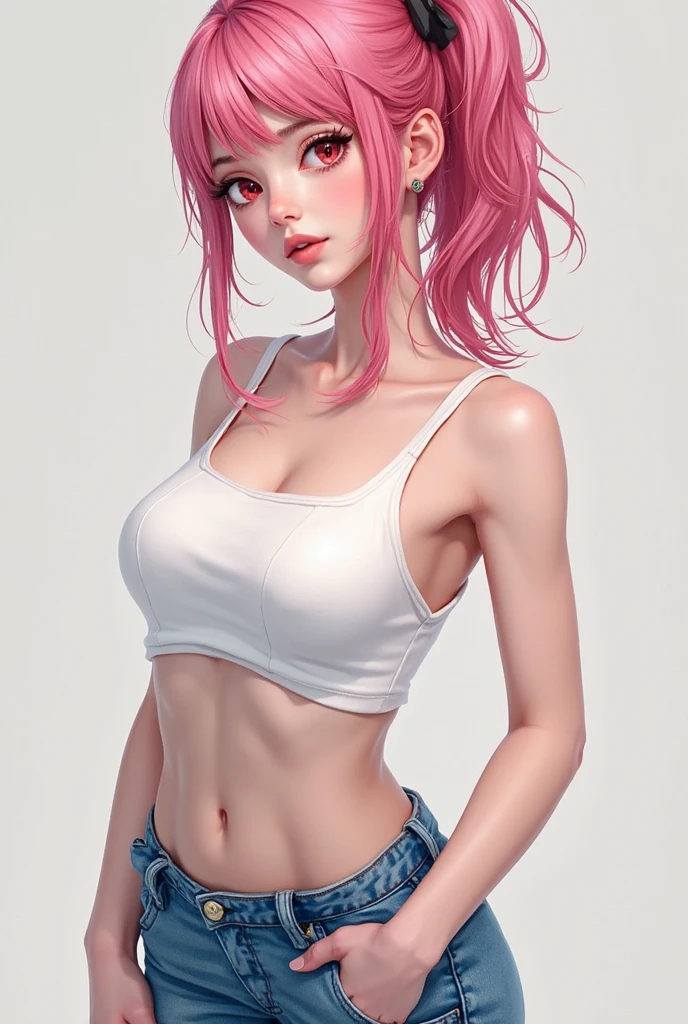 arurinh, (blushing)) ((blushing)), waist up, aberdes, long straight lift hair, dynamic pose, modelshoot: photoshoot, HD, high contrast, sharp image, mastery, mouth closed, balanced eyes, CG render, small skull, clavicle detail, (best quality detail: 1.2), realistic, 8K ultra-fine, high quality texture, fine texture, fine detail, high detail, extremely detailed CG, high quality shadows, beautiful and delicate eyes, freedom, beautiful woman, smaller breasts, tall, blurred background, lime-colored gym clothes,