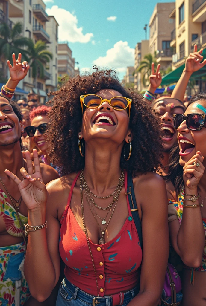 Create an image that says Pereira has the best parties and that has a background image of the city of Pereira in Colombia