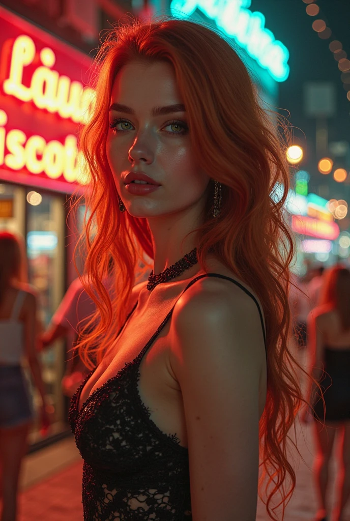 very big breasts. Красивая реалистичная The night of the redhead Model Pose. Arafed Instagram supermodel, redhead model girl with juicy figure and big breasts, pale skin, perfect face, looking hot, victoria secret body,, with my dog, 26 years, woman in stylish dress with rhinestones, enjoying the night, standing in front of an American city, with a cult landmark, prominently featured in the background, ((with the model, showing a full-length view)),with natural wavy hair , a high resolution, masterpiece, Best quality, complex parts, very detailed, Sharpness, detailed skin texture, perfect eye detail, Profession, 4k resolution, depth of field, Kodak Vision цветной, extremely detailed, ultrarealistic photography, realistic photo, Post-processing, Maximum detail, truth of life, Instagram template, Make sure, that the entire body of the model is displayed. very very big breasts, F-cup. big boobs