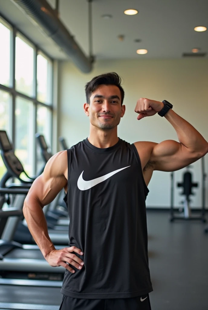 Arafed man in a gym with a bottle of water, flexing large muscles, absurdly massive physique, Posar e flexionar, Bowed muscles;, exaggerated physique, definition muscular, ombros para cima, exaggerated muscle physique, exaggerated muscles, absurdly muscular physique, wrinkles and muscles, apenas parte superior do corpo, ombros podem ser vistos, super buff e cool