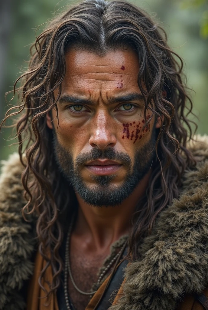 UHD, 4k, ultra detailed, cinematic, a photograph of <lora:Film Grain style:1> Film Grain style
<lora:Kodak Motion Picture Film Style v4:1>
An award winning prehistorical closeup movie for Best Cinematography a caveman with long hair and scars Kodak Motion Picture Film Style, epic, beautiful lighting, inpsiring