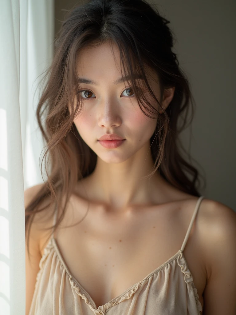 (best quality, ultra-detailed, realistic:1.27), teacher,no having clothes,having massive k-cups,professional, foot on chair ,beautiful detailed eyes, beautiful detailed lips, detailed facial features, natural skin tones, perfect skin texture, delicate facial expressions, image in high resolution, full waist up pose , upper knees pose ,realistic face, realistic skin, plain face, natural smile, highly detailed hair, (Nuka), young 18 yo, football background (an sexy seductive lady escorts style )