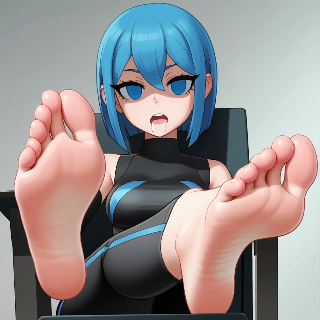 Rimuru, thicc, ass, blue hair