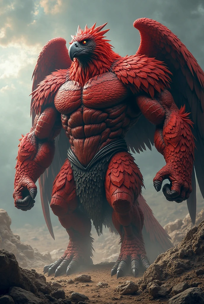 (megan fox), ((((((1 muscular demon girl)))))), (((huge upper body))), long hair, ((((huge demon wings))), (((pale skin))), (((sharp teeth, Huge horns, large nails))), navel, ((((full body front view))))