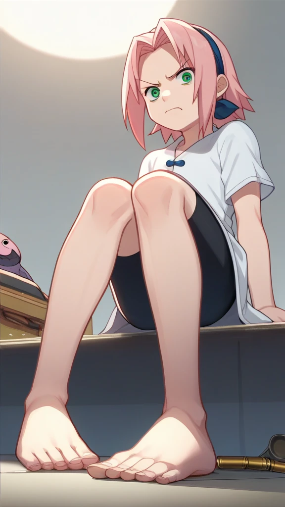 blue eyes, high res, ultrasharp, masterpiece, skinny legs, crowd not notice visible to viewer, secretly having sex, very close to other people, seats in big crowd, long wet shirt, amusement park, tiny girl, big pussy penetrated by a penis, smile