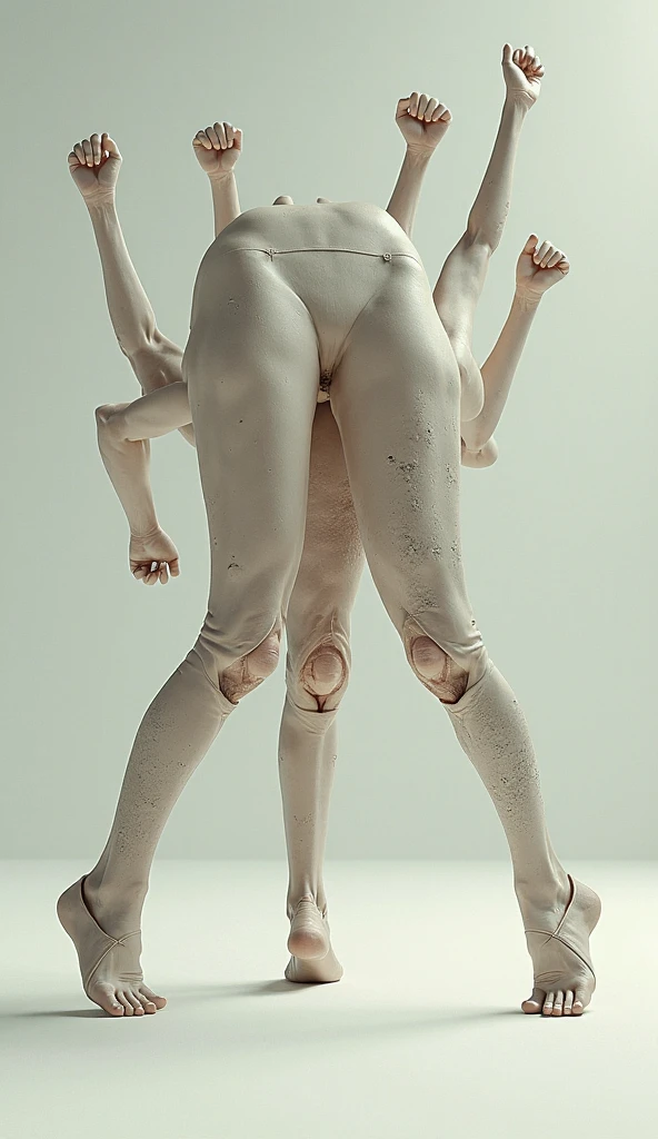 Two completely naked women
