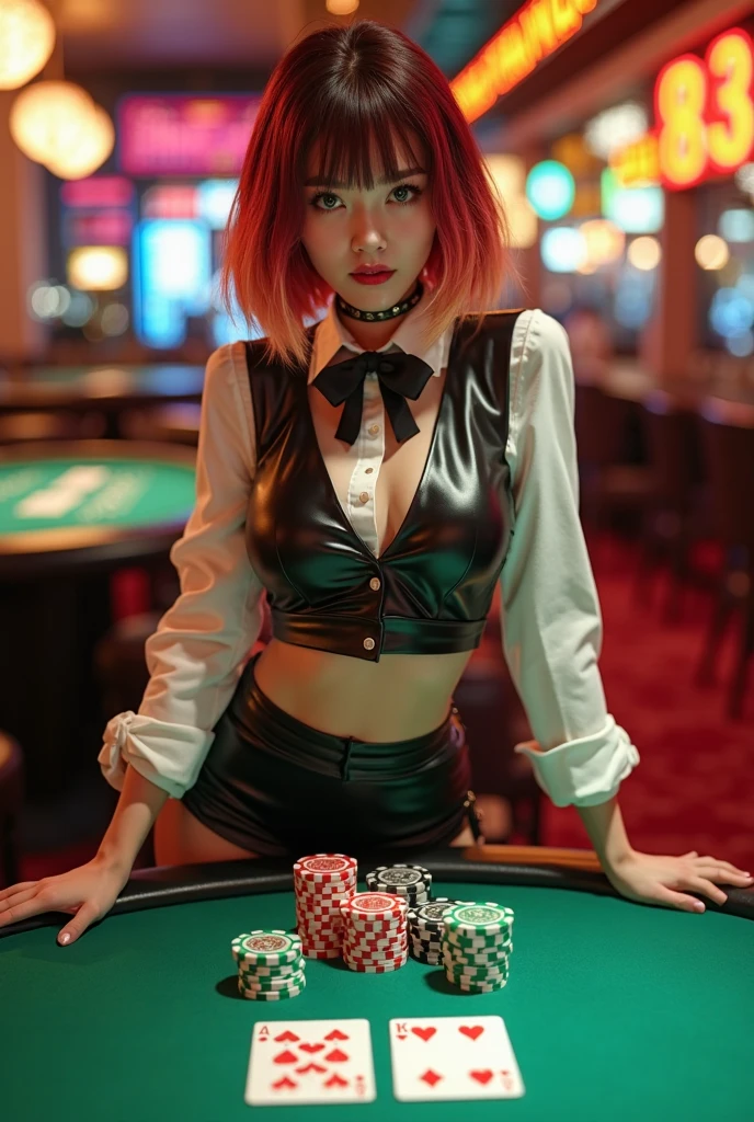 Colorful names with casino coins the name that says administrator Mariela all with striking colors