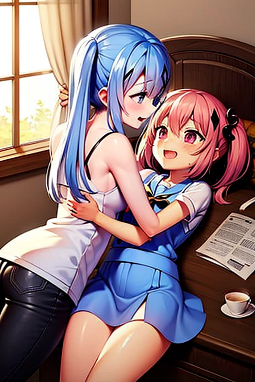 (current,Realistic depiction like a photo:1.2)masterpiece, highest quality, Super detailed, sharp, beautiful woman with perfect figure:1.4, cinematic composition, portrait, realistic texture,perfect five fingered hand,perfect arms,perfect feet,beach,(girl3people_lily_lesbian sex_lesbian kiss_Hug each other as if pushing each other) , (1girl,Asagi,high school student,light blue hair, Completely naked,short hair, (hair above one right eye:1.3), blue eyes, (Completely naked:1.1),(sweating,cmu_pussy,firm big breasts,slender,Turning red,mouthを開く,cmu_mouth,Cramp、white breath,pussyにcock挿入)) (~ side:1.1), seductive pose, (8K:1.1),(2girl,Sakura,high school student,Completely naked,pink hair,shortcut,blush,firm big breasts,slender,mouthを開く,sweating,Cramp,cock,penis,Futanari,massive ejaculation,mouthにmassive ejaculation),(girlのcockでgirlのpussyに挿入),pussyにmassive ejaculation,looking at the camera,カメラ~ side面,blowjob,mouthをcock挿入,mouthにmassive ejaculation,身体にmassive ejaculation,顔にmassive