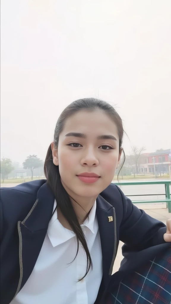 (surreal), (illustration), (high resolution), (8K), (extremely detailed), (best illustration), (beautifully detailed eye), (best quality), (super detailed), (masterpiece), (wallpaper), (face detail), solo 1 girl, white wavy hair, Vietnam, heterochromatic eyes, small moles under the eyes, loose white shirt, yoga pants, huge chest, long legs, toned abs, camel toes, active posture,