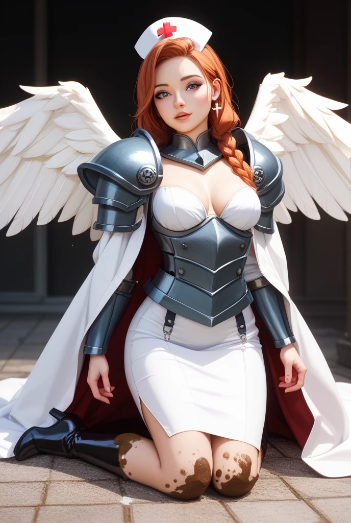Shoulder armor, open wear, fly over the earth