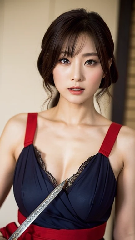 (((One girl,alone))),(Highly realistic photos, High resolution, Detailed face, Beautiful Eyes) Japanese women, 30 years old, Cute Face, Nice body, Medium chest, ,Hairstyle,  Take a photo book,Healthy Body,Thighs、turn over、I can see her panties,Chunli