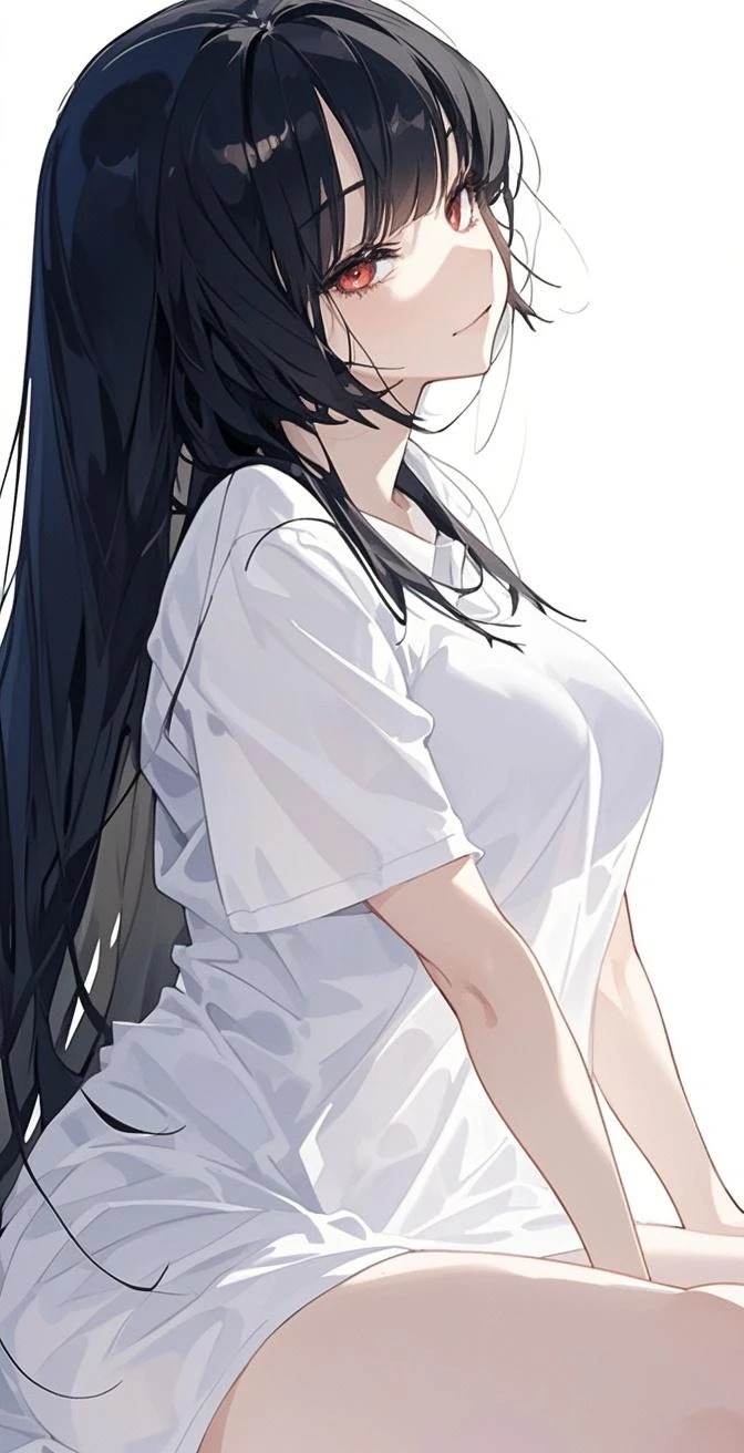 (masterpiece:1.2),(best quality:1.2),(masterpiece, best quality, ultra-high resolution), (1girl), (1 character), (Hinata Hyuga), (White background), (No background), (1 angle), natural pose, Standing