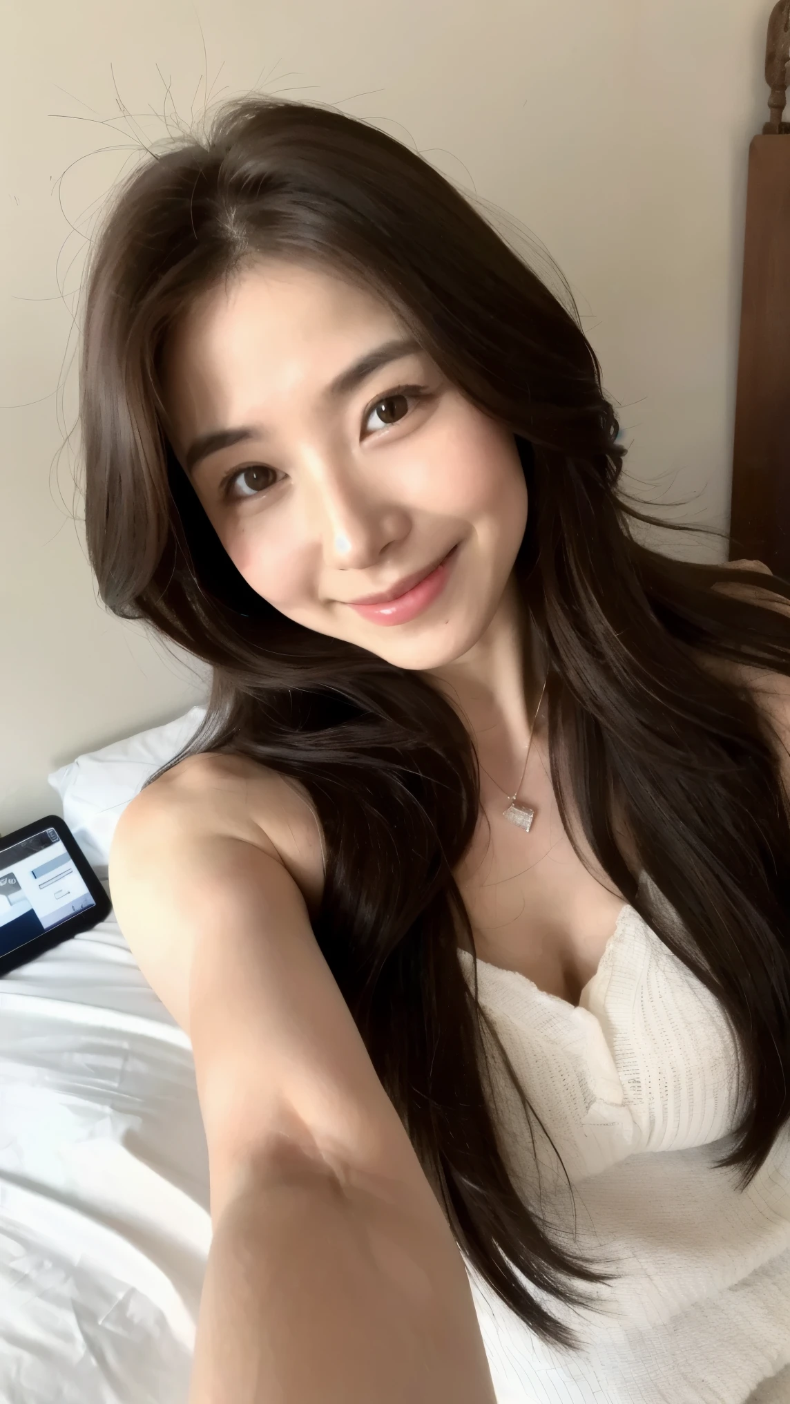seed:2020674263.((Full body angle:1.1)).((highest quality, 8K, masterpiece:1.3)), ((from below:1.1)).concentrated:1.2, Perfect body beauty:1.4, Hips:1.2, ((Delicate Hair)), (Colorful button-through crop shirt :1.1) , ((highest quality、8K、masterpiece:1.3))、1 Girl、A sloppy smile、Esbian all over、Slim face、Big Boobs、Beautiful woman、(Dark Brown Hair)、Long Hair、1.1、Flickering Valley、Detailed eyes、double eyelid、Blurred Background、超Slim face、Smile、Looking down、stroll、